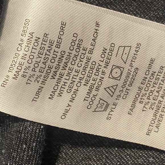 Joie Women's Size 31 Tiesa Button Cuff Step Hem Crop Black Mid Rise Jeans - Picture 10 of 10